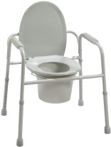 All-In-One Aluminum Commode