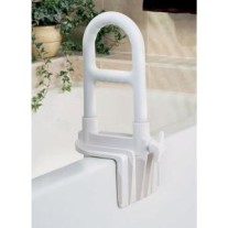 Plastic Clamp on Tub Bar