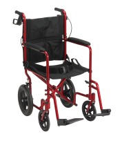Aluminum Transport Chair with 12″ Rear Wheels
