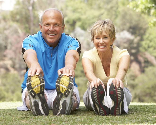Seniors stretching: boost senior immunity