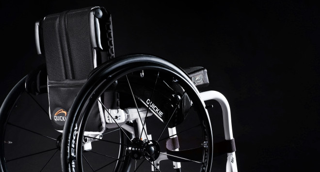 Wheelchair seat height
